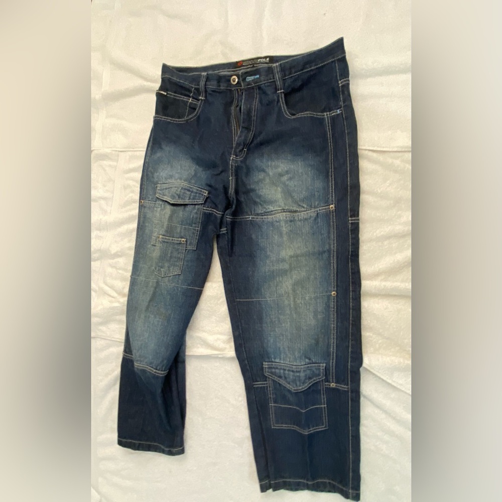 Vintage south pole size 36 jeans with extra pockets